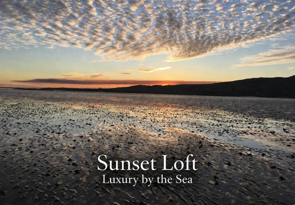 Sunset over Fleet Bay at Sandgreen